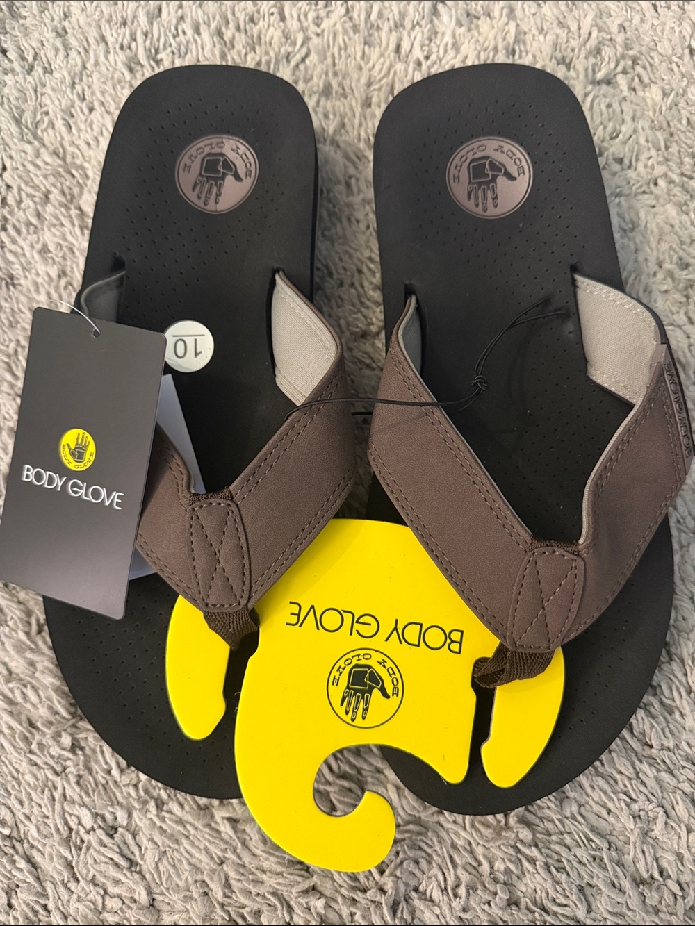 Men’s NWT body glove flip flops beach activewear collegiate eclecticgrandpa sz10